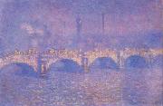 Claude Monet Waterloo Bridge oil painting